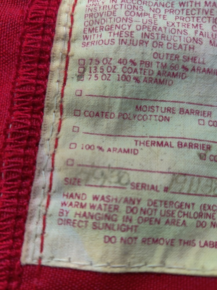Vintage Globe Bunker Turnout Pants 40/30