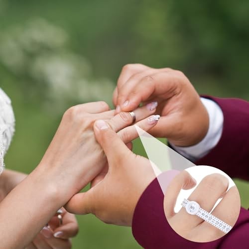 Guduling 2pcs Ring and Bracelet Sizer Measuring Tool, Adjustable Wrist
