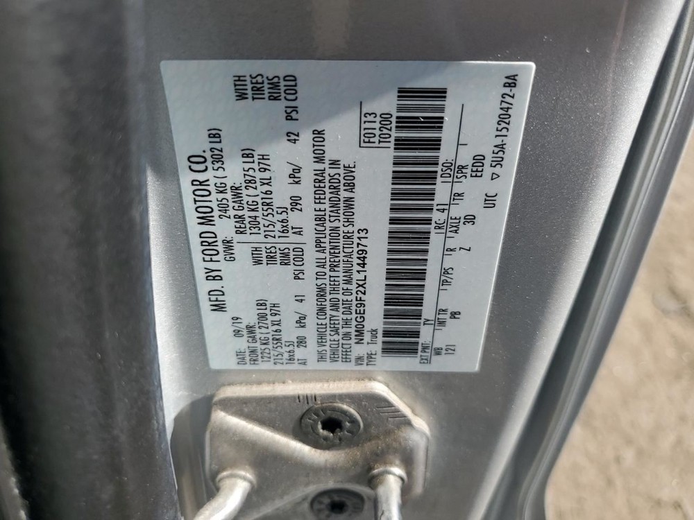 Camera/Projector Camera Front Fits 19-23 TRANSIT CONNECT 807355