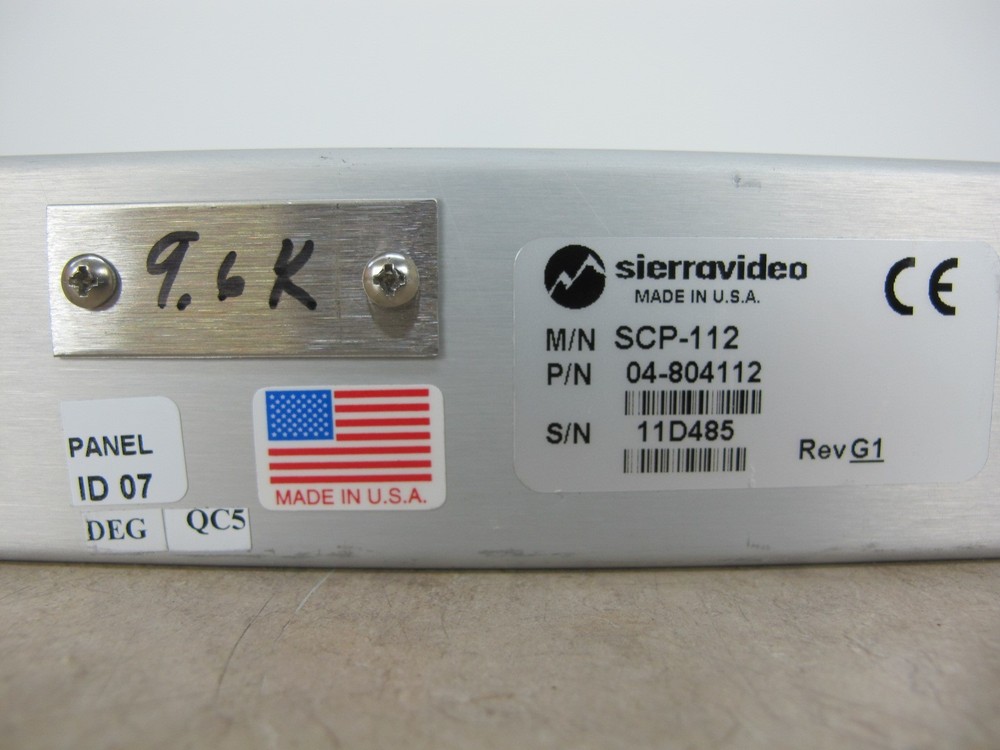 Kramer SCP-112 Programmable Control Panel for Sierra Matrix Switchers