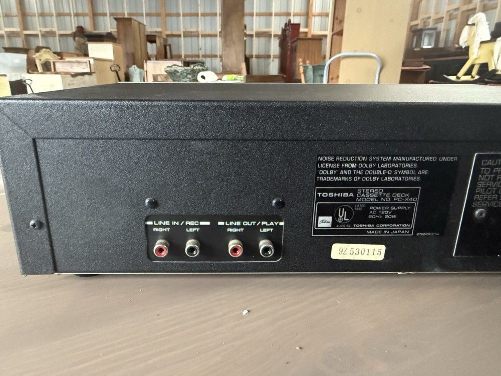 Toshiba PC-X40 Stereo Cassette Deck
