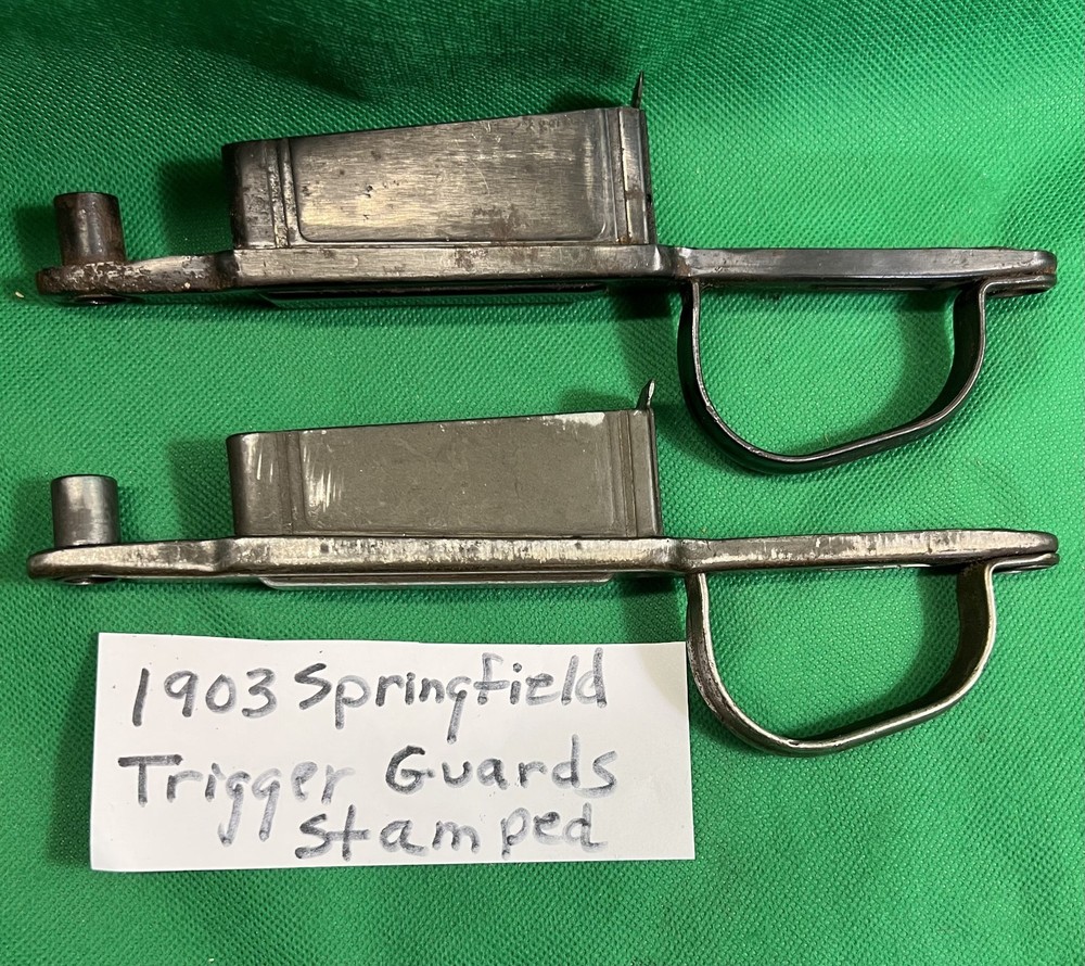 Two 1903 Springfield Stamped Trigger Guards
