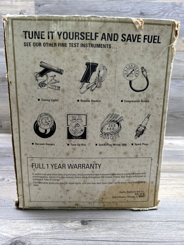 Sears Craftsman Professional Engine Analyzer 2821040