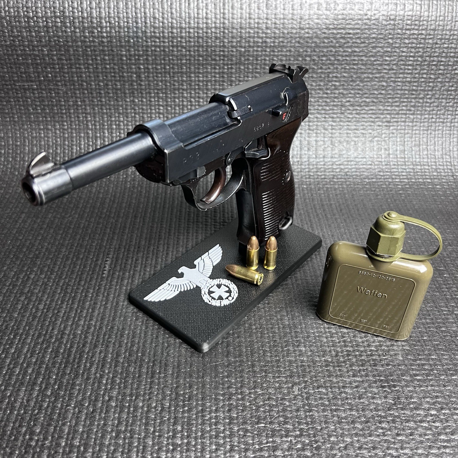 Walther P38 Pistol Display Stand Handgun Maintenance Holder WW2 German