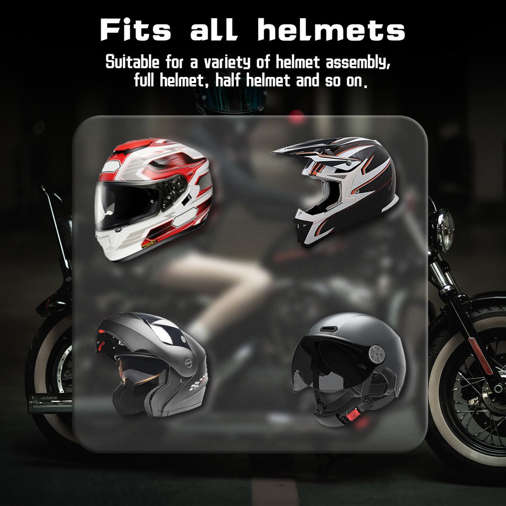 M1-S Pro Motorcycle Helmet Intercom Bluetooth Headset 8 Riders 2000m Interphone