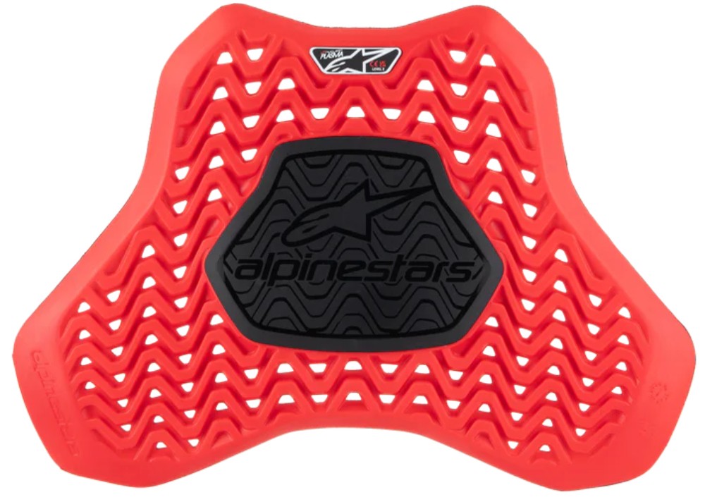 Alpinestars Nucleon Plasma Full Chest Protector Hook and Loop Red