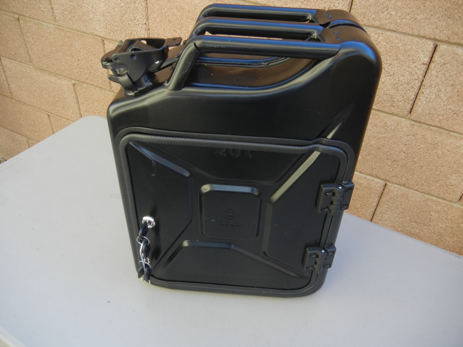 Handmade Jerry Can Mini Bar Personalized ('Mark') Liquor Cabinet Gift, NEW-OTHER