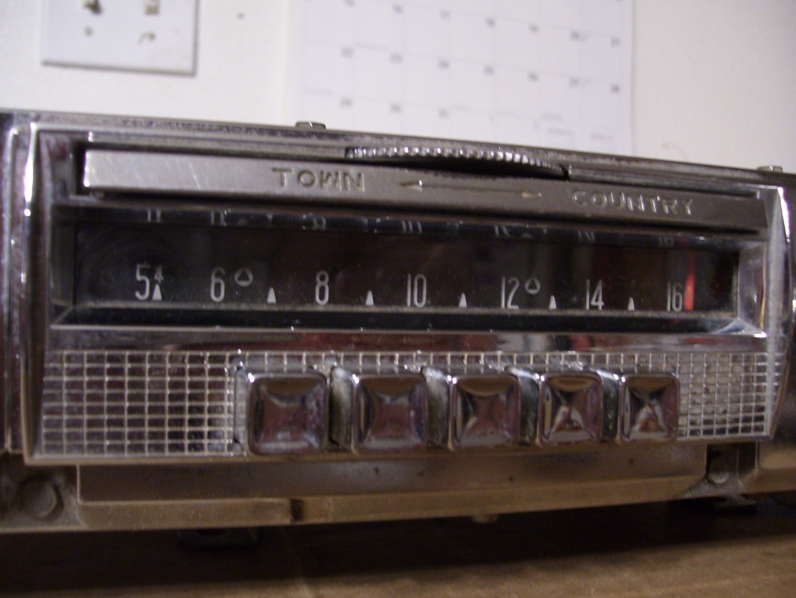 55 1955 Chrysler radio wonder bar town and country