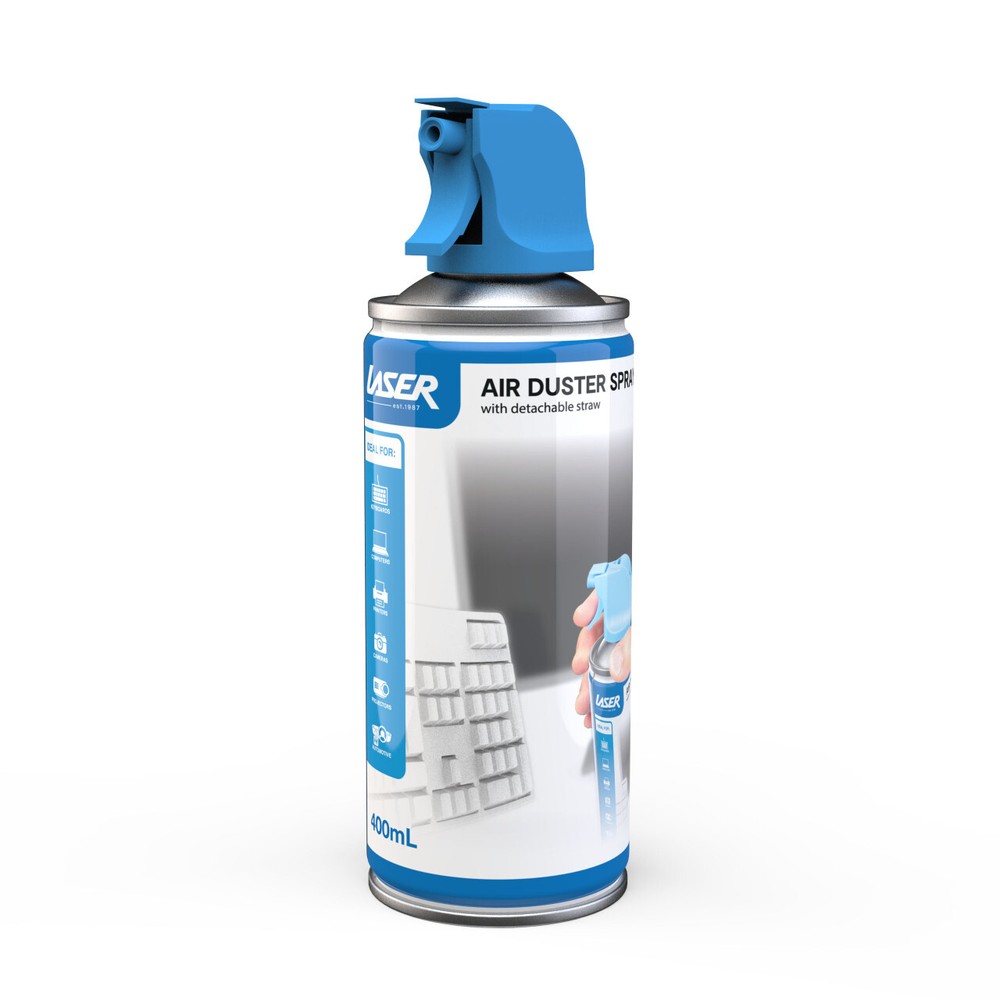Laser Clean Range Air Duster 400ml - Electronics Dust-Off Spray