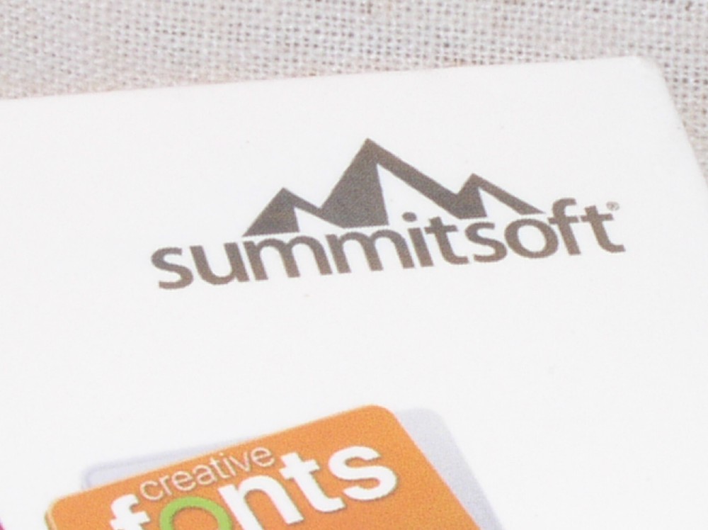 SEALED SUMMITSOFT CREATIVE FONTS COLLECTION PC WIN/MAC DOWNLOAD KEY ONLY NO DISC