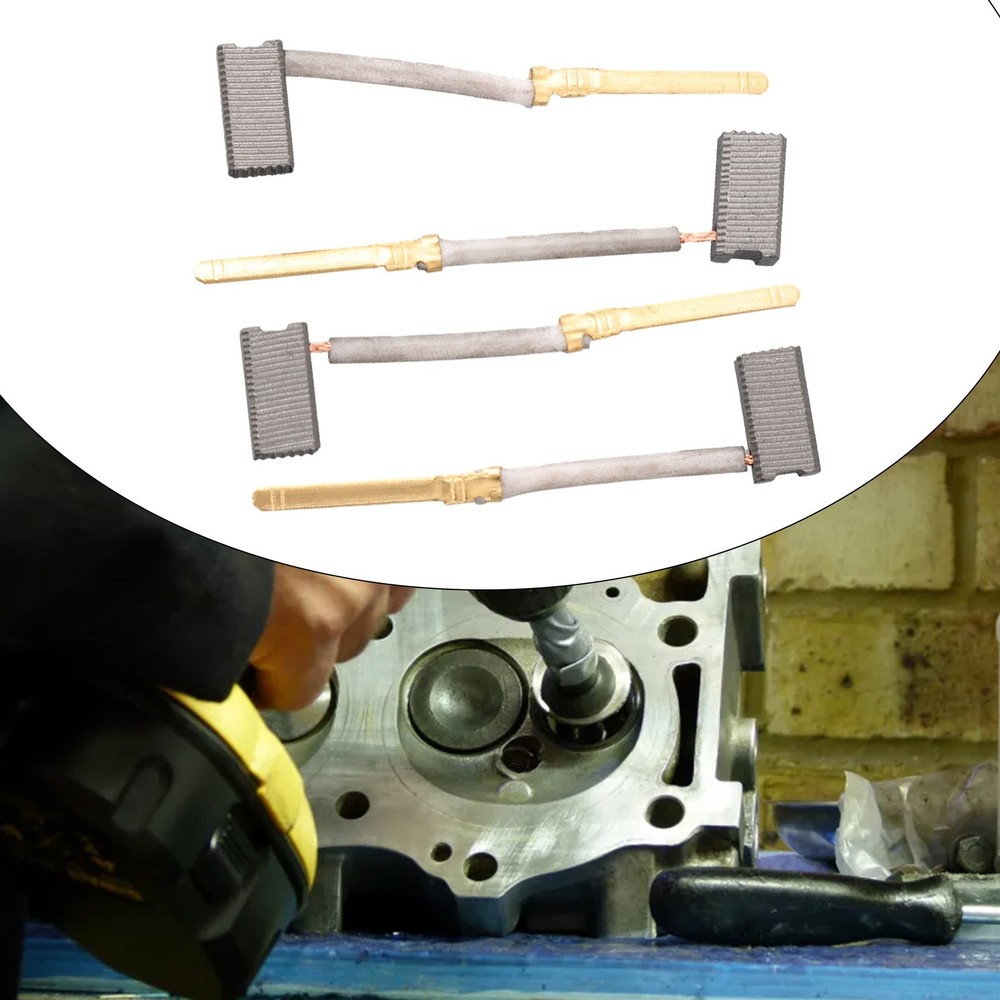 Carbon Brushes Replacement 4pcs Set for DW400 Type 1 and 2 Angle Grinders