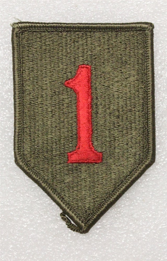 Army Patch: 1st Infantry Division - merrowed edge