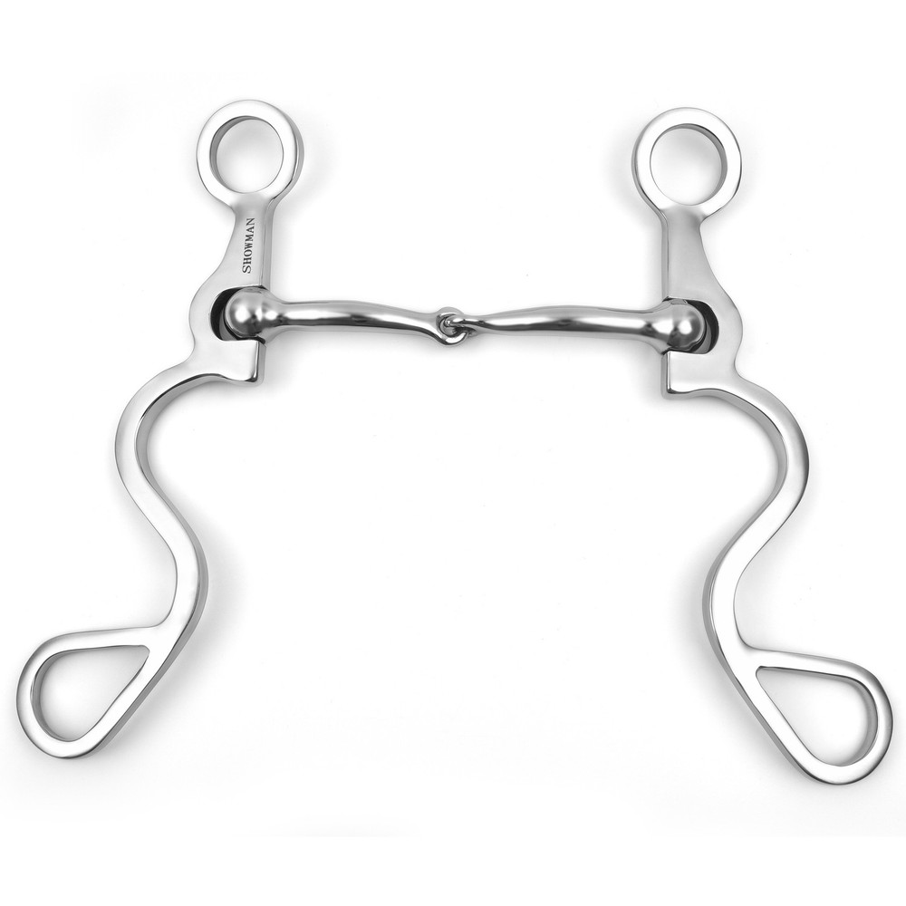 Showman S Shank Bit with Smooth Snaffle