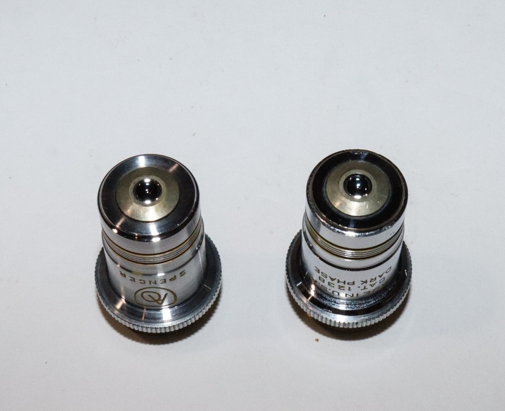 AO Spencer 45X Achromat Dark Phase Microscope Objective