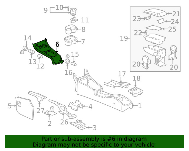 Genuine GM Shift Plate 15212346