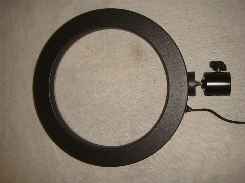 UBEESIZE 8 INCH USB POWERED SELFIE RING LIGHT WITH BALL MOUNT