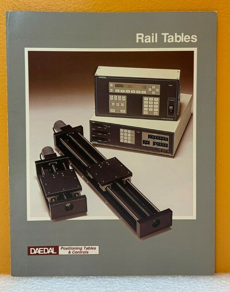 Daedal Rail Tables Catalog.