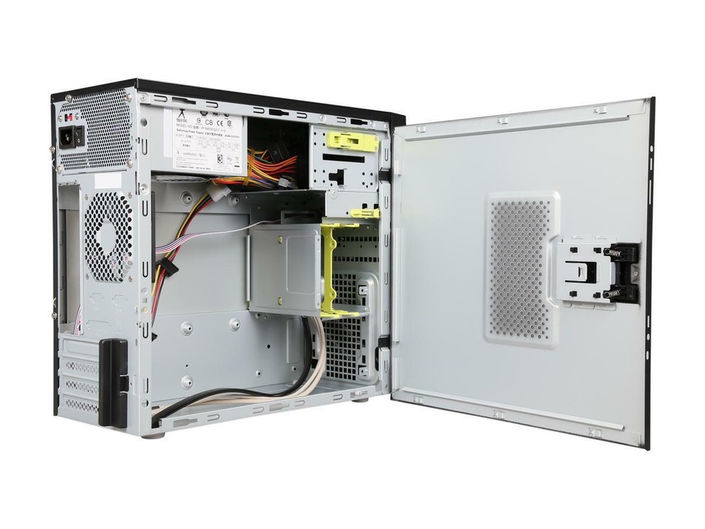 IN WIN Black Mini Tower Computer Case MicroATX Form Factor EFS052.CH450TB3
