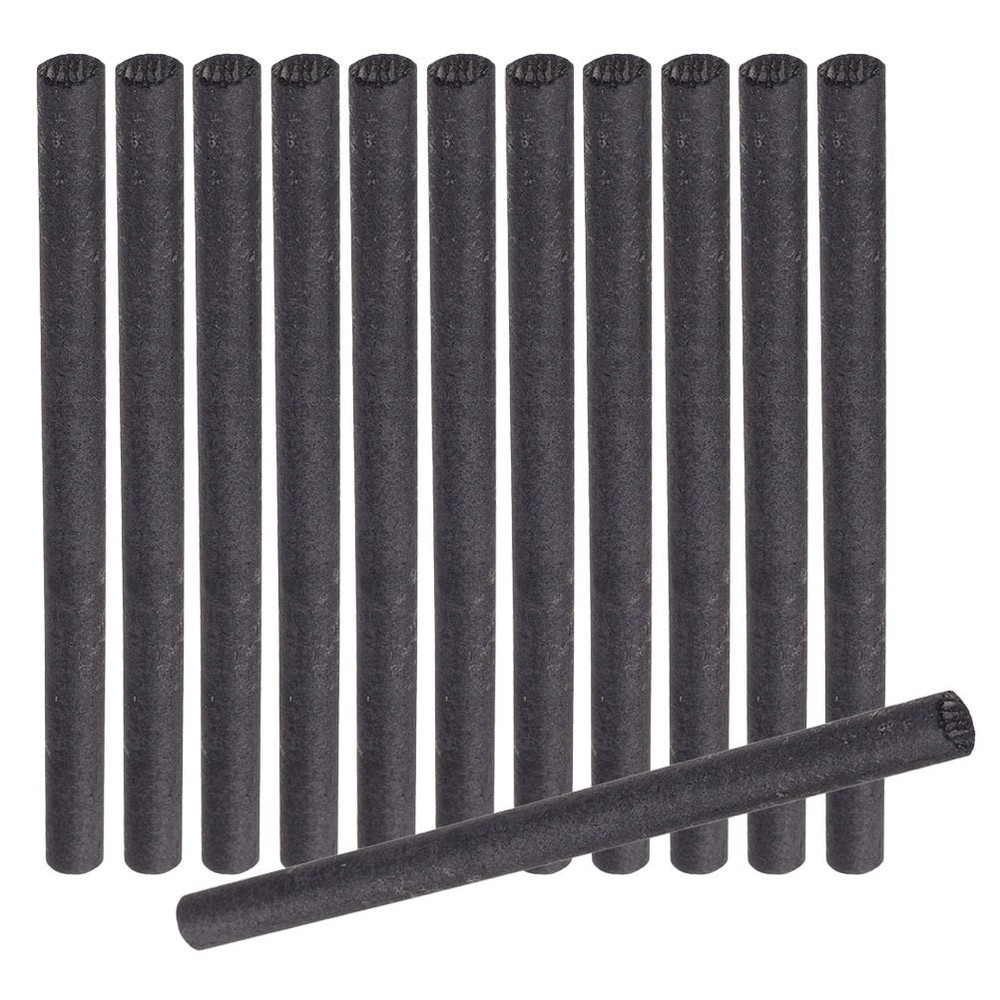 12Pcs Graphite Stirring Rod Diameter for Melting Crucible Use