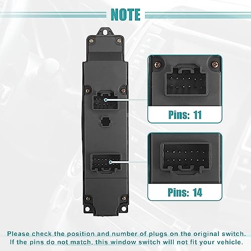 Front Left Driver Side Power Window Switch Fit for Mazda 2 M2 2007-2013