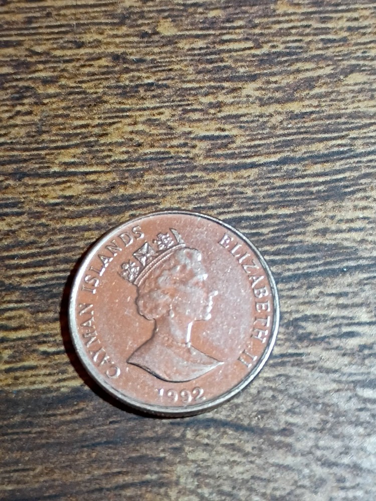 1992 Cayman Islands 10 Cent Coin