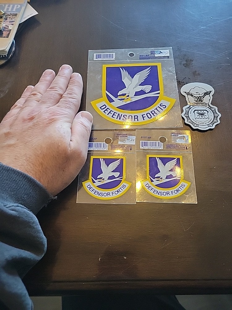 USAF Security Forces Vinyl Stickers, Set Of 4