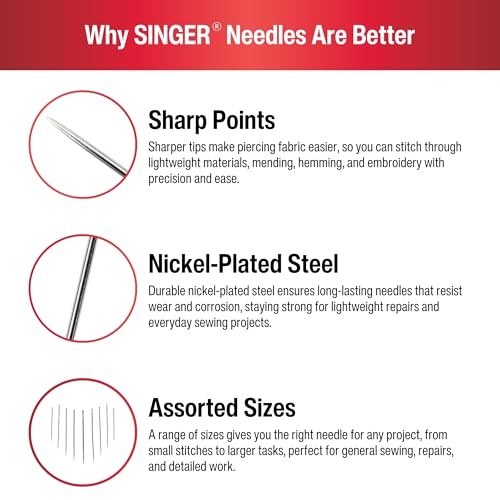 00276 Assorted Hand Needles in Compact, 25-Count,Assorted 25/Pkg 1-Pack