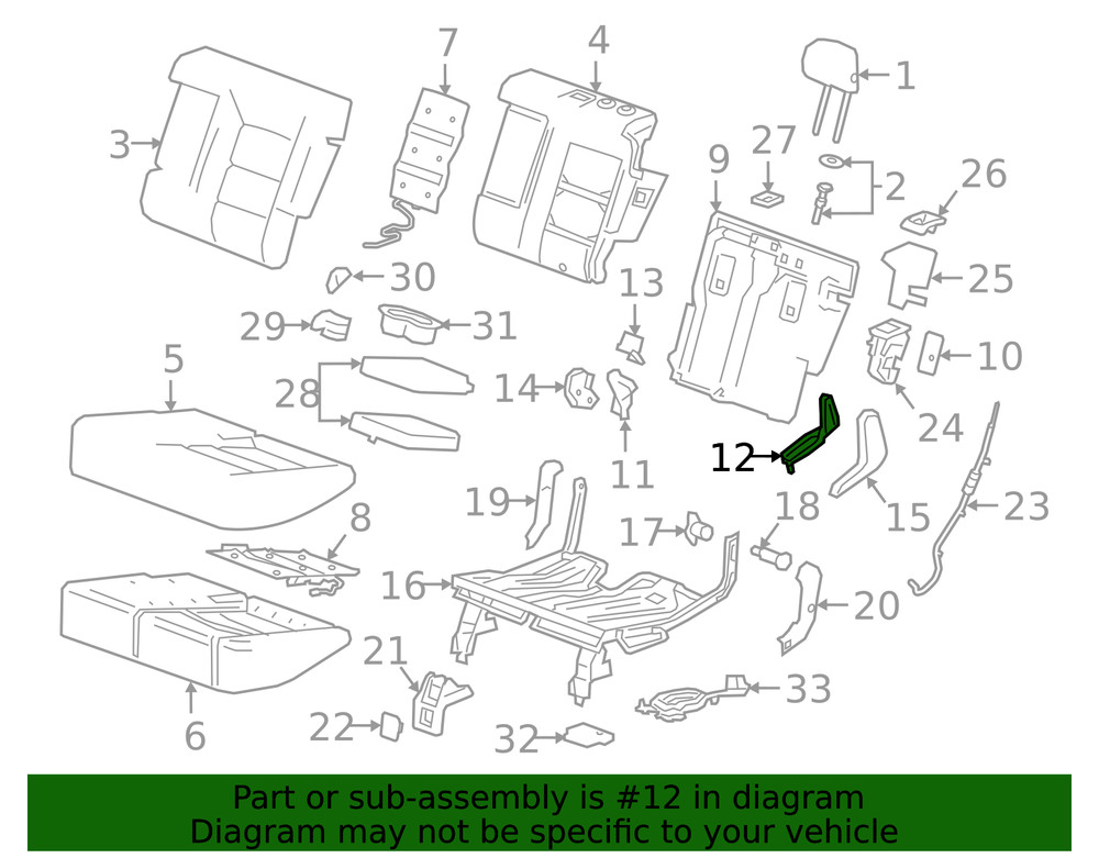 Genuine GM F Bracket 85552131