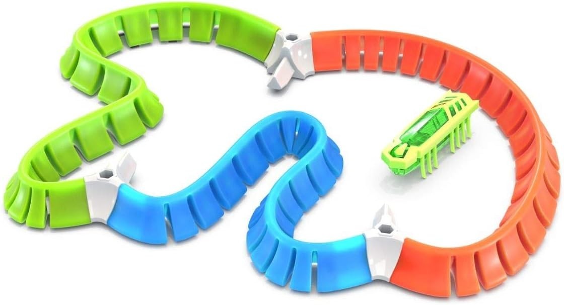 HEXBUG Nano Flash Starter Set - Blue Nano with flexible Jelly Walls