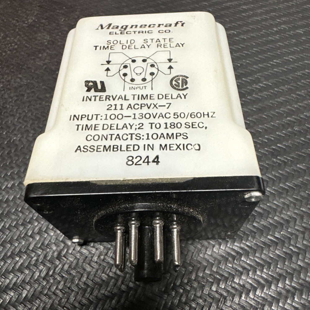 Magnecraft Time Delay Relay 211ACPVX-7