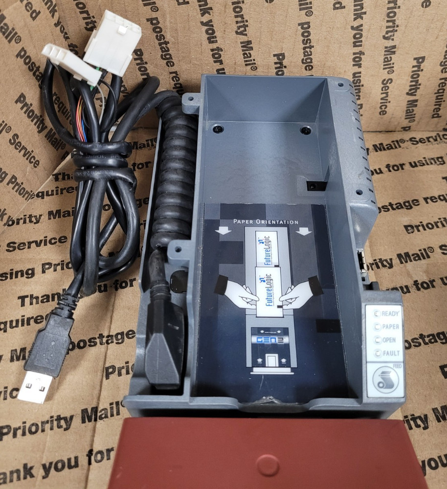FutureLogic GEN2 Slot Machine Ticket Printer UNIVERSAL INC W/CABLE (UNTESTED)