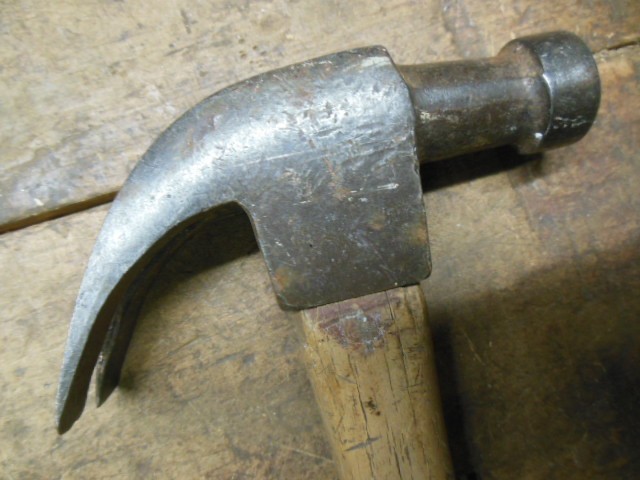 Vintage Collins Dynamic D1x 16oz curve claw hammer old carpenter tool