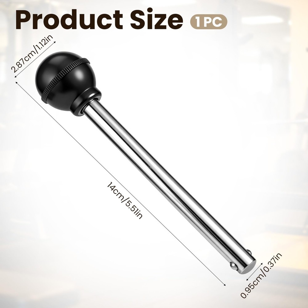 Gym Pins for Weight Stack, Weight Pins for WeightStack Machine 3/8" Diameter ...