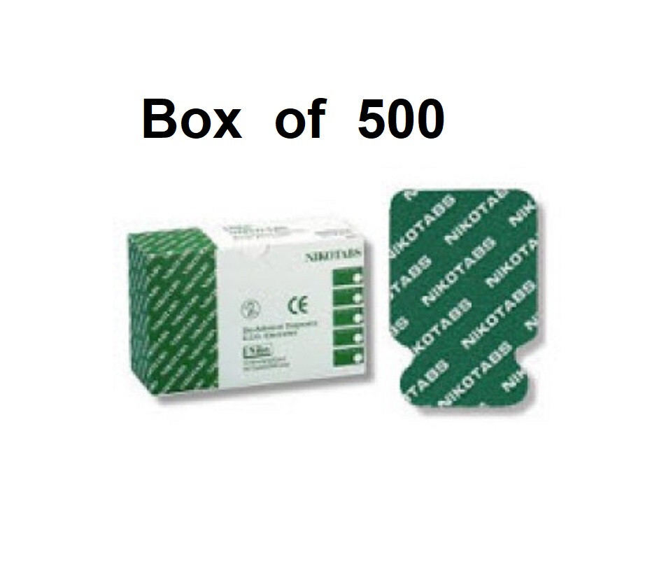 500 ECG EKG Nikotab Resting Tab Electrode Non-Radioluce Tab Clip Connector 0515