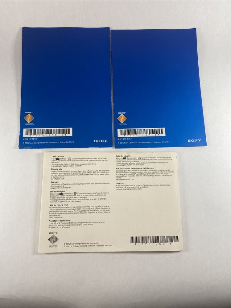 PlayStation 4 Safety Guide Sony *GOOD CONDITION*