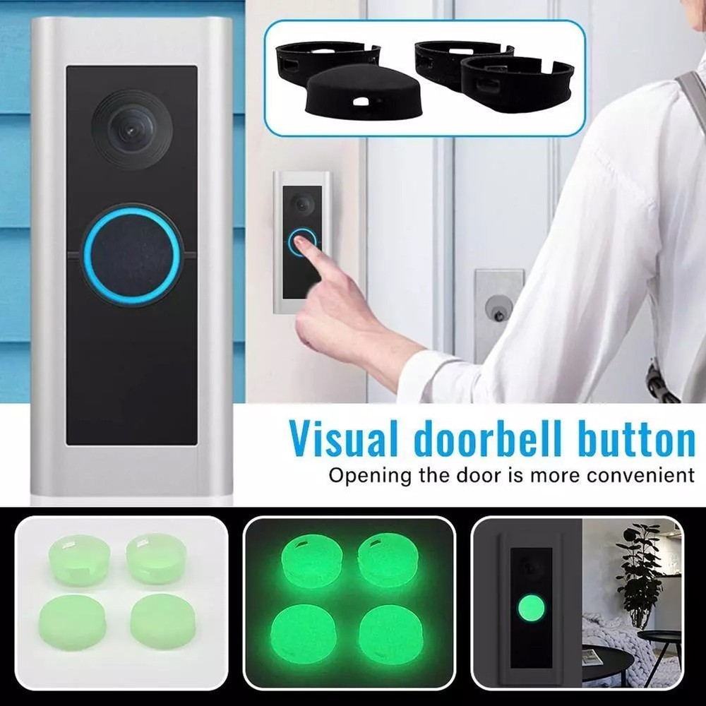 Perfectly Sized Replacement Buttons for Video Doorbell Pro Includes 2 Sets
