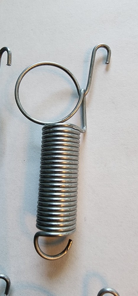 4 Pack Finger Loop Spring with Hook. Rabbit Hutch Cage Latch. Free Shipping