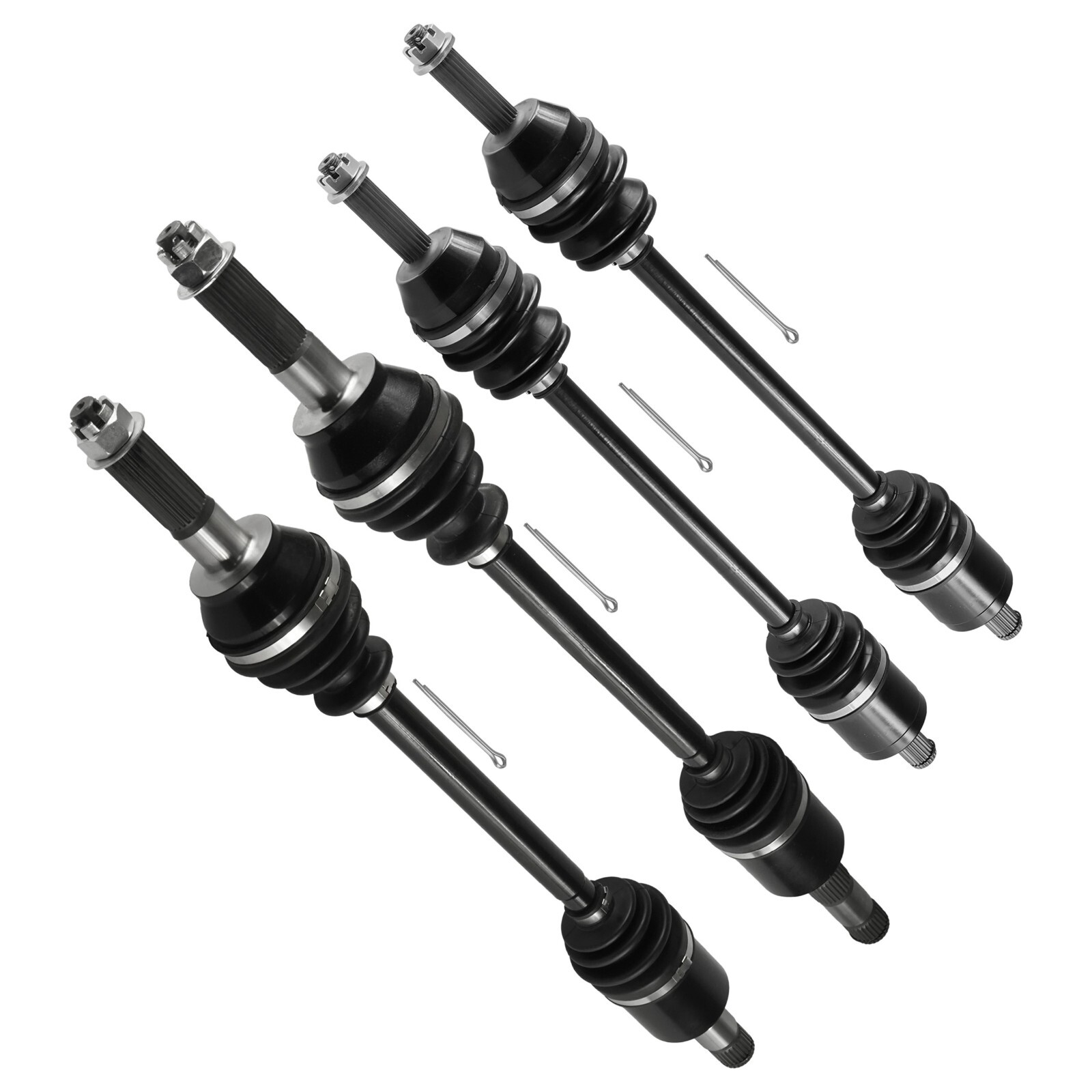Front Rear Left Right Complete CV Joint Axles for Polaris Ranger XP 700 4X4 08