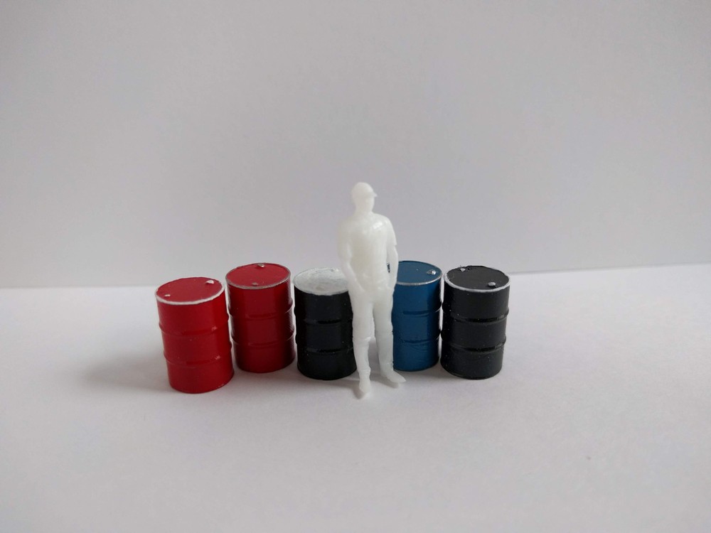 1/64 3D Printed 55 Gal Drum