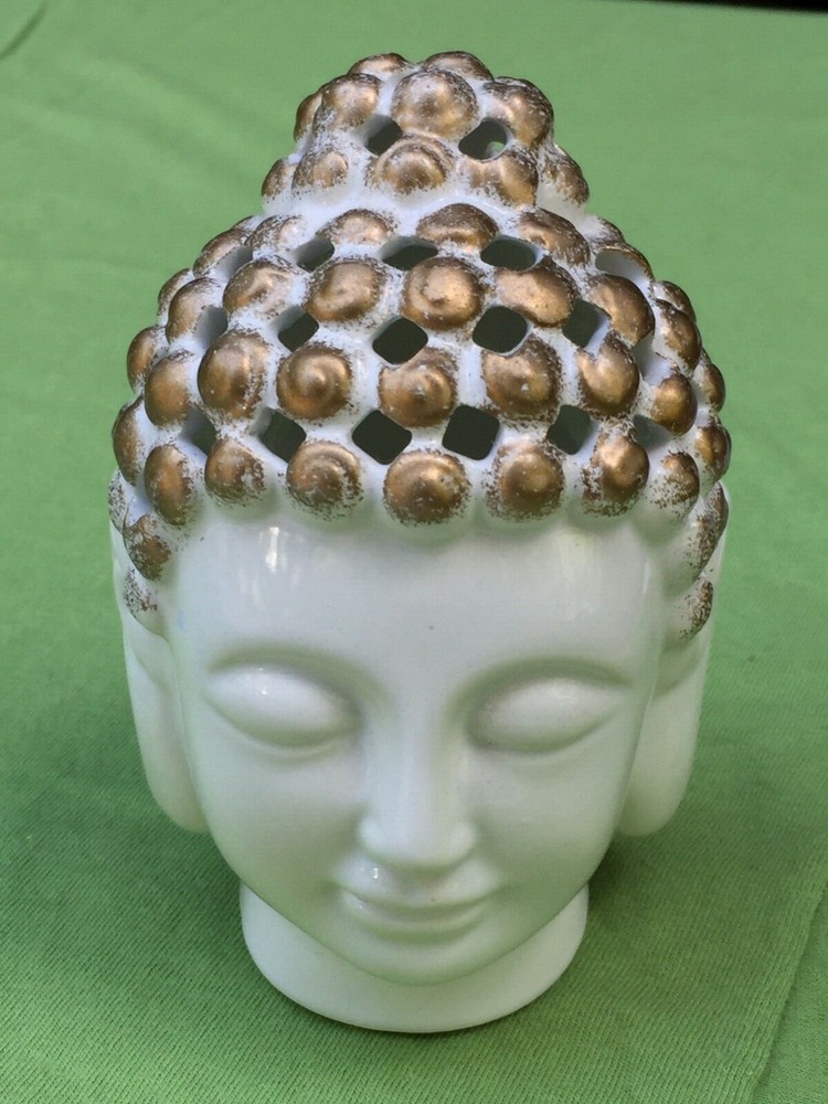 Buddha Head Tea Light Votive Holder