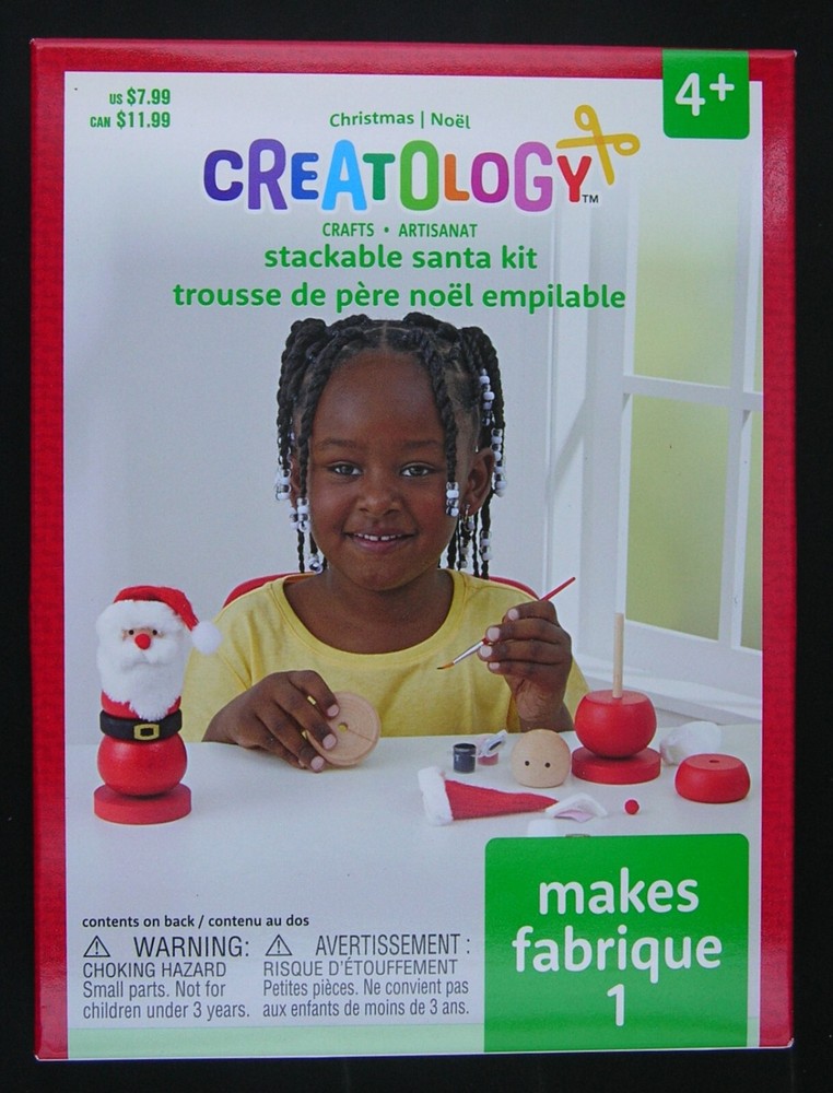 Creatology Christmas Stackable Santa Kit ages 4+ NIB