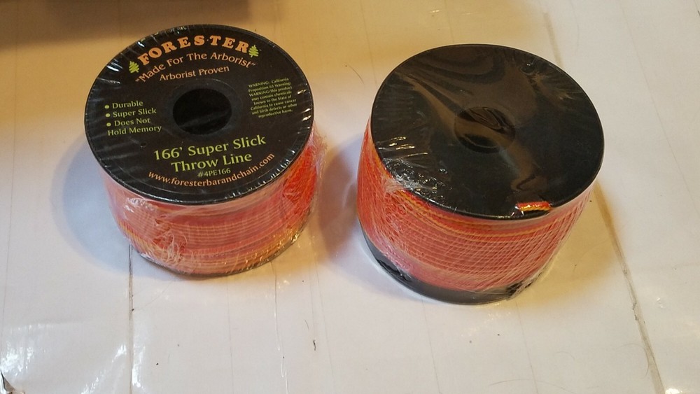 2 Pack x 166' Super Slick 3/16" Throw line. 100% Polyester. Light Weight, Strong