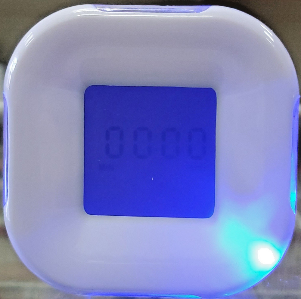 Live Truth Four-Sided Digital Clock Multifunctional Rotating Display With Light