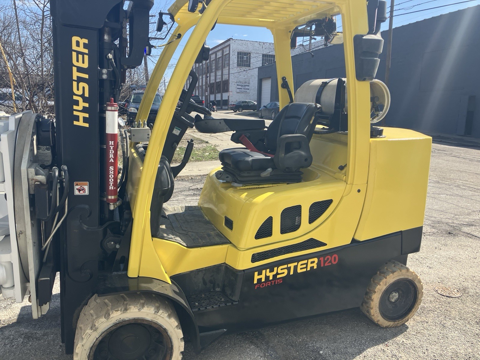 2022 Hyster S120FTPRS 12000lb Used Forklift Triple Mast Paper Roll Clamp