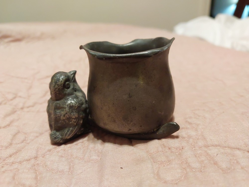 Vintage antique quadruple plate silverplate toothpick holder