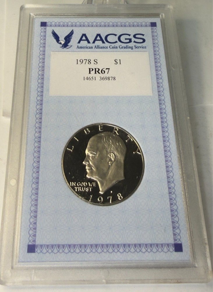 1978 S Eisenhower Silver Proof Dollar Gem  - 40% Silver