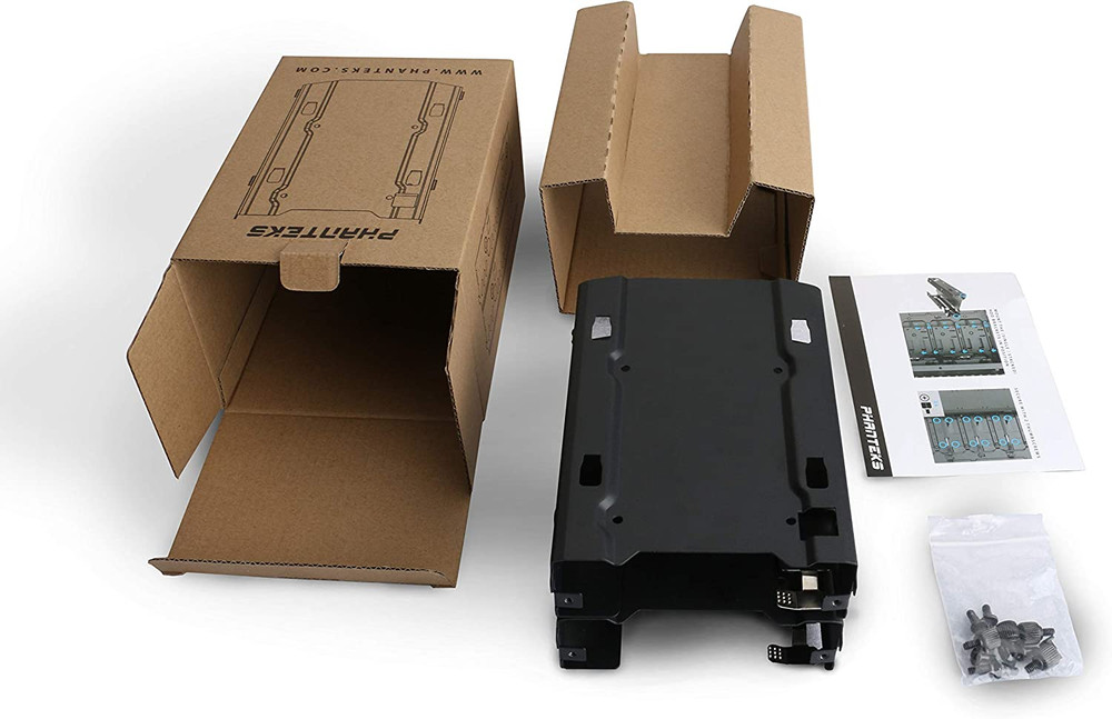 Phanteks - Stackable 3.5" HDD Bracket Duo Pack Cases PH-HDDKT_03Black
