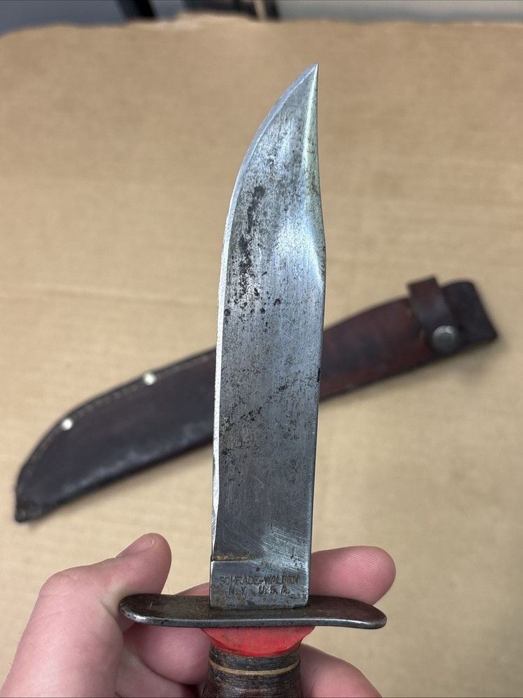 Schrade Walden Fixed Blade Knife With Sheath