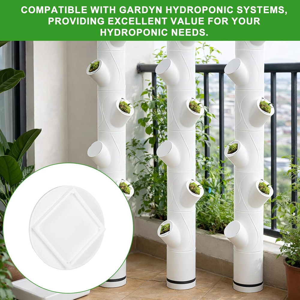20 Pack Reusable Caps Compatible with Gardyn yPod Hydroponic System, 5.2cm/2
