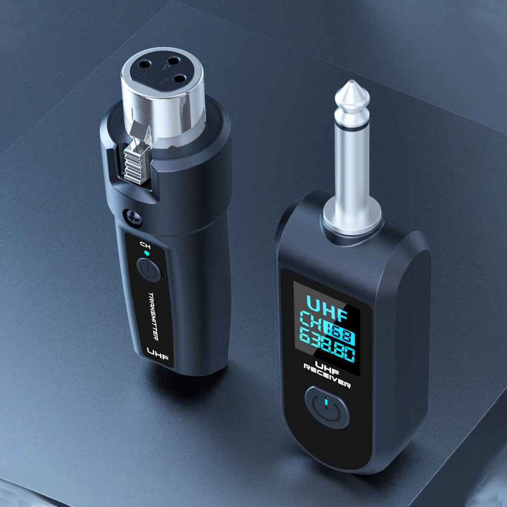 UHF Wireless Microphone Converter XLR Transmitter Receiver Microphone System Nro